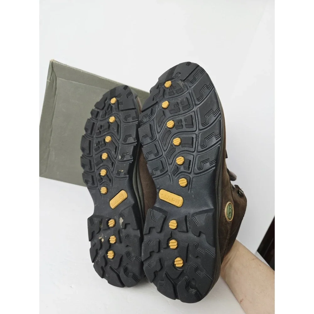 Timberland White Ledge Mid Hiker Boots Men's Dark Brown Lace Up Waterproof - 11